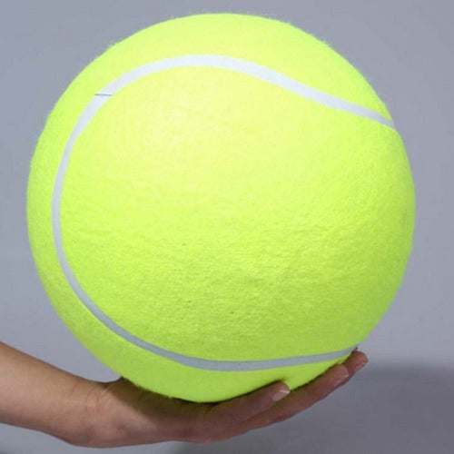 9.5 inch big tennis pet bite toy big inflatable tennis supplies