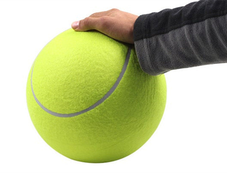 9.5 inch big tennis pet bite toy big inflatable tennis supplies